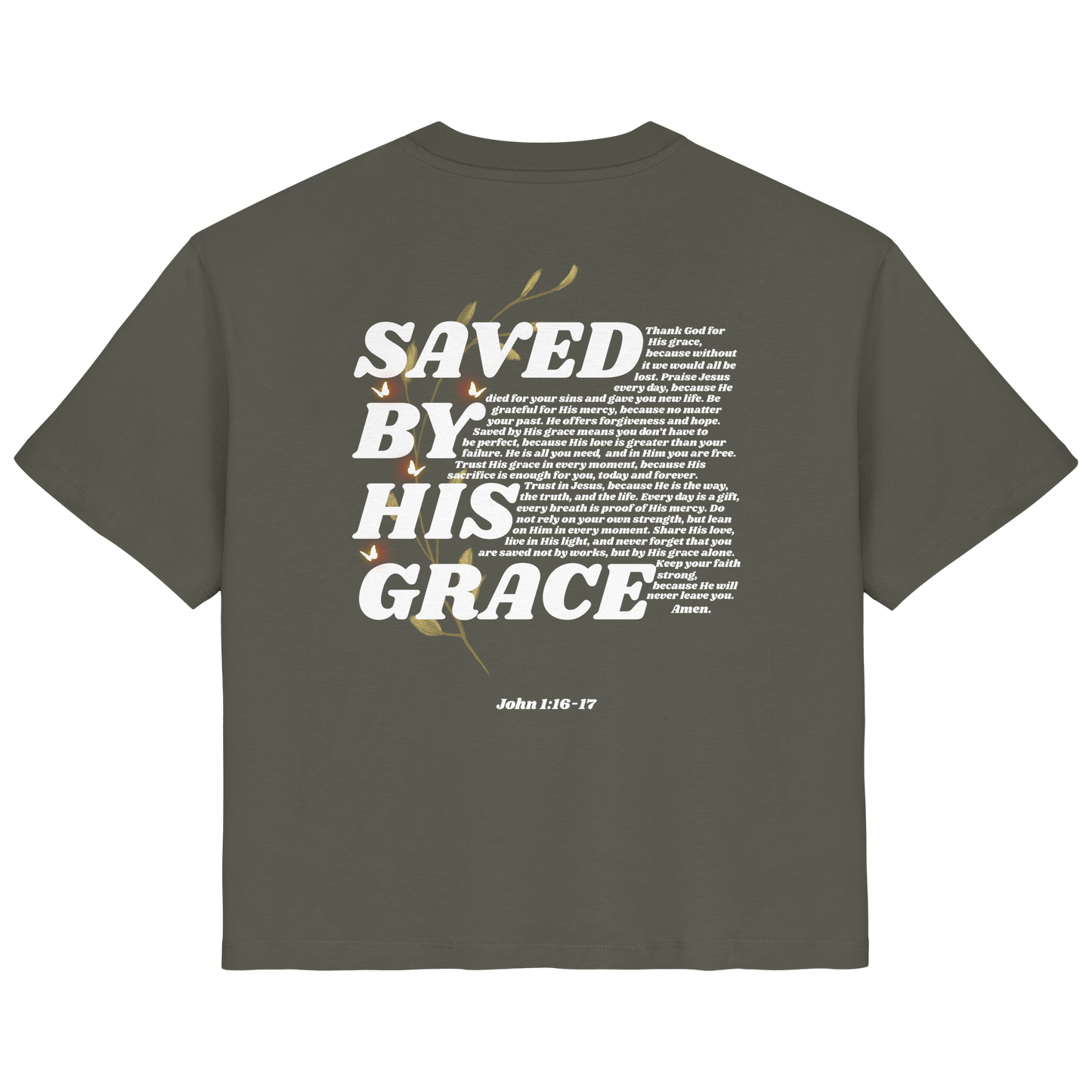 SAVED BY GRACE - ORGANIC FRAUEN SHIRT