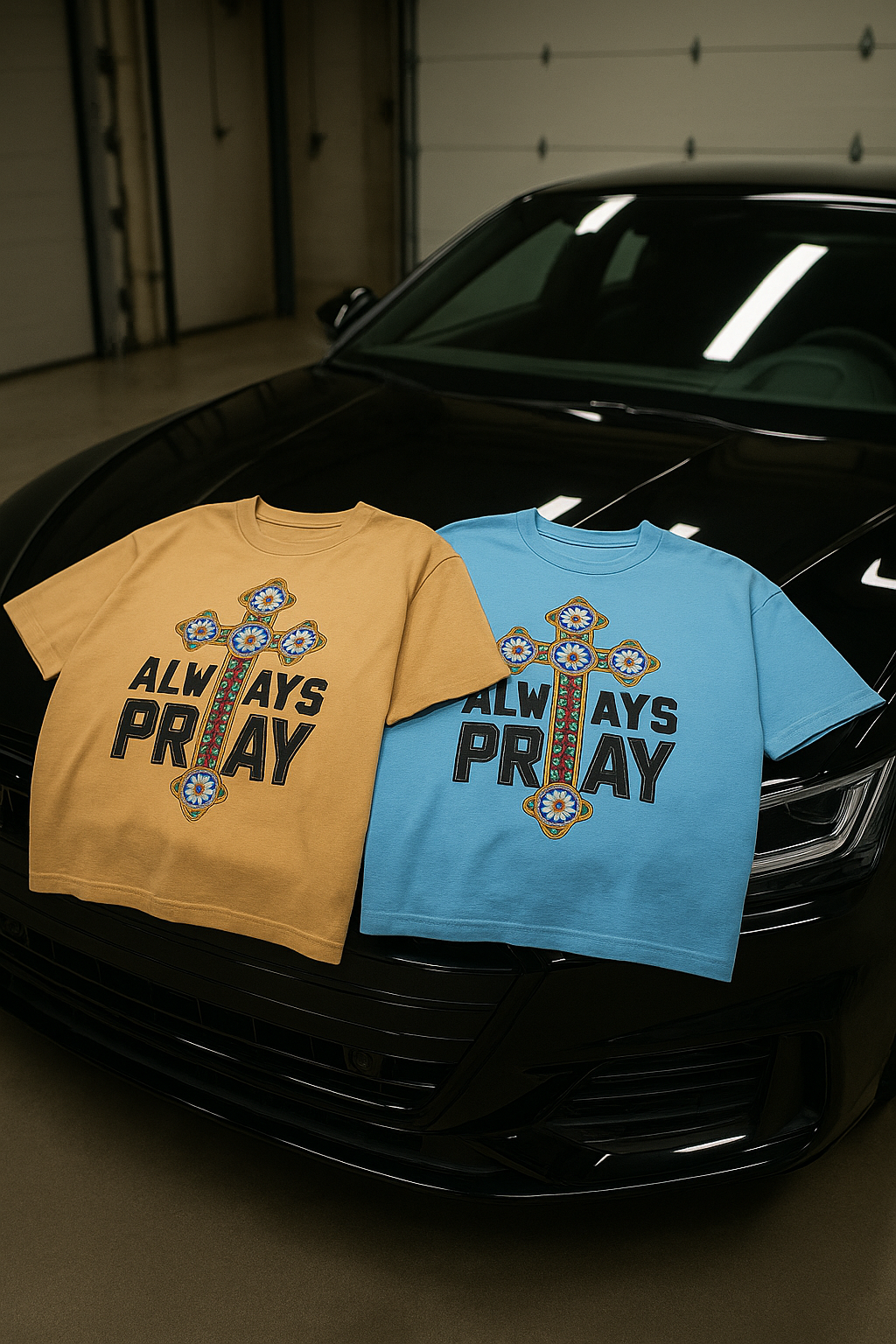 ALWAYS PRAY - FRAUEN ORGANIC SHIRT