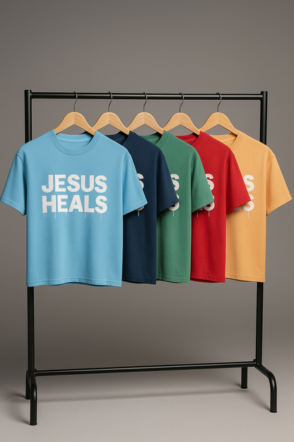 JESUS HEALS - FRAUEN ORGANIC SHIRT