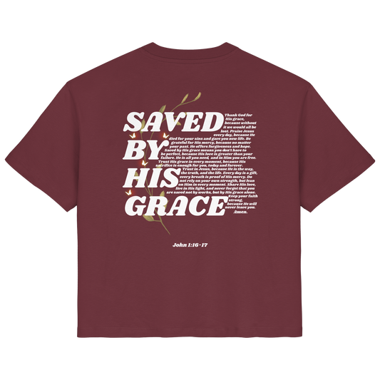 SAVED BY GRACE - ORGANIC FRAUEN SHIRT
