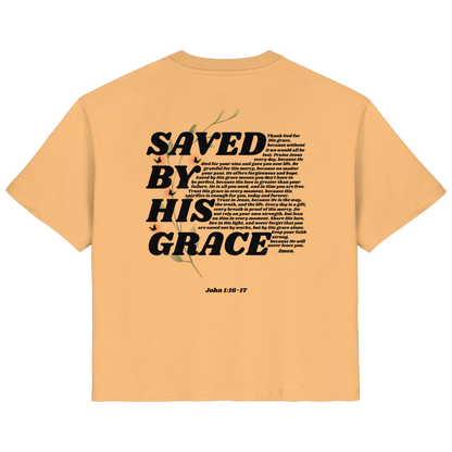 SAVED BY HIS GRACE - ORGANIC FRAUEN SHIRT