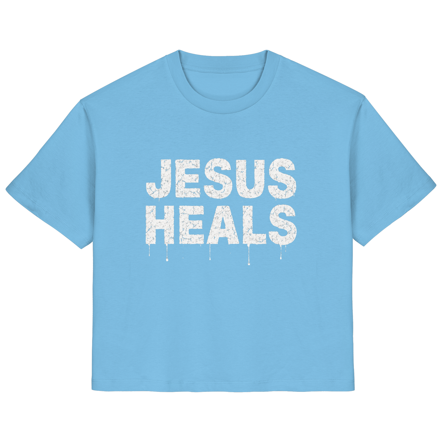 JESUS HEALS - FRAUEN ORGANIC SHIRT