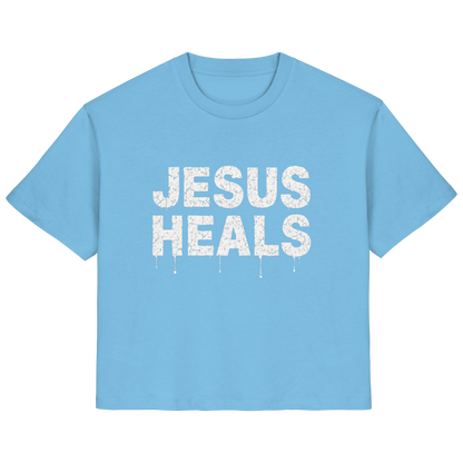 JESUS HEALS - FRAUEN ORGANIC SHIRT