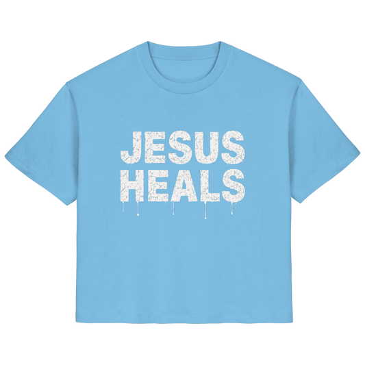 JESUS HEALS - FRAUEN ORGANIC SHIRT