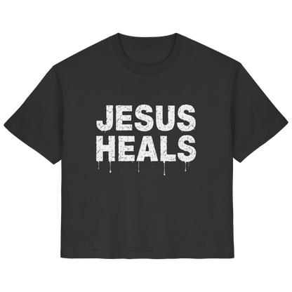 JESUS HEALS - FRAUEN ORGANIC SHIRT