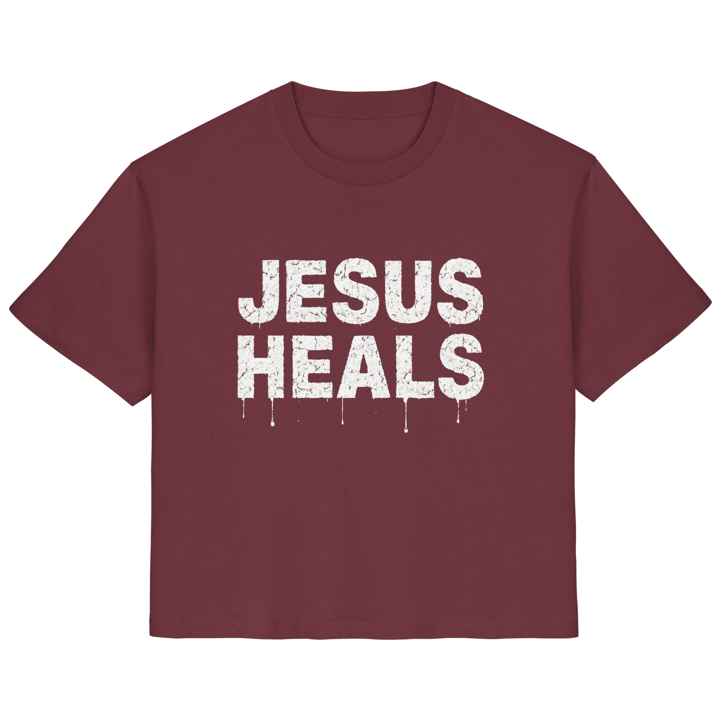 JESUS HEALS - FRAUEN ORGANIC SHIRT