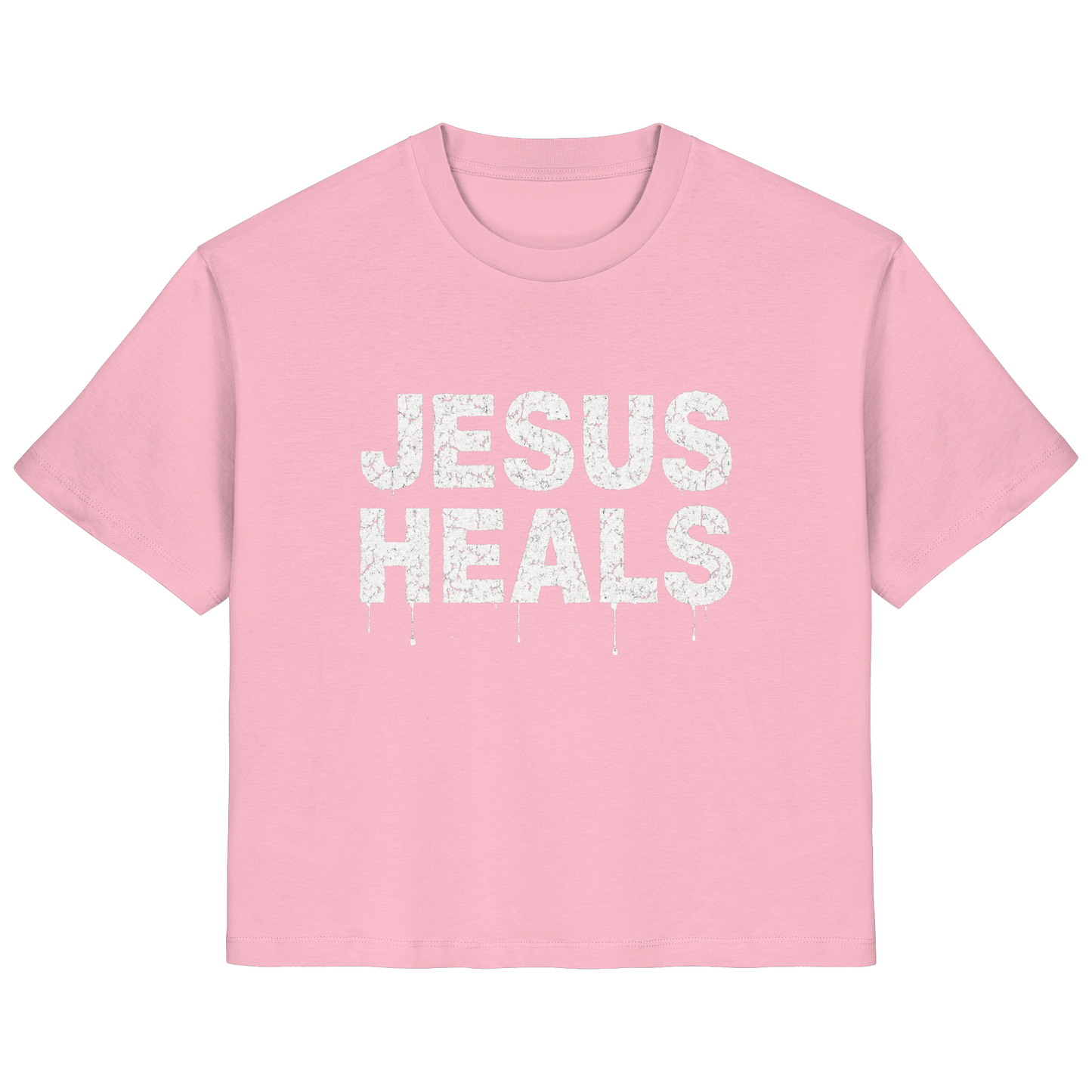 JESUS HEALS - FRAUEN ORGANIC SHIRT