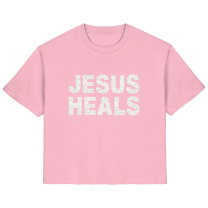 JESUS HEALS - FRAUEN ORGANIC SHIRT