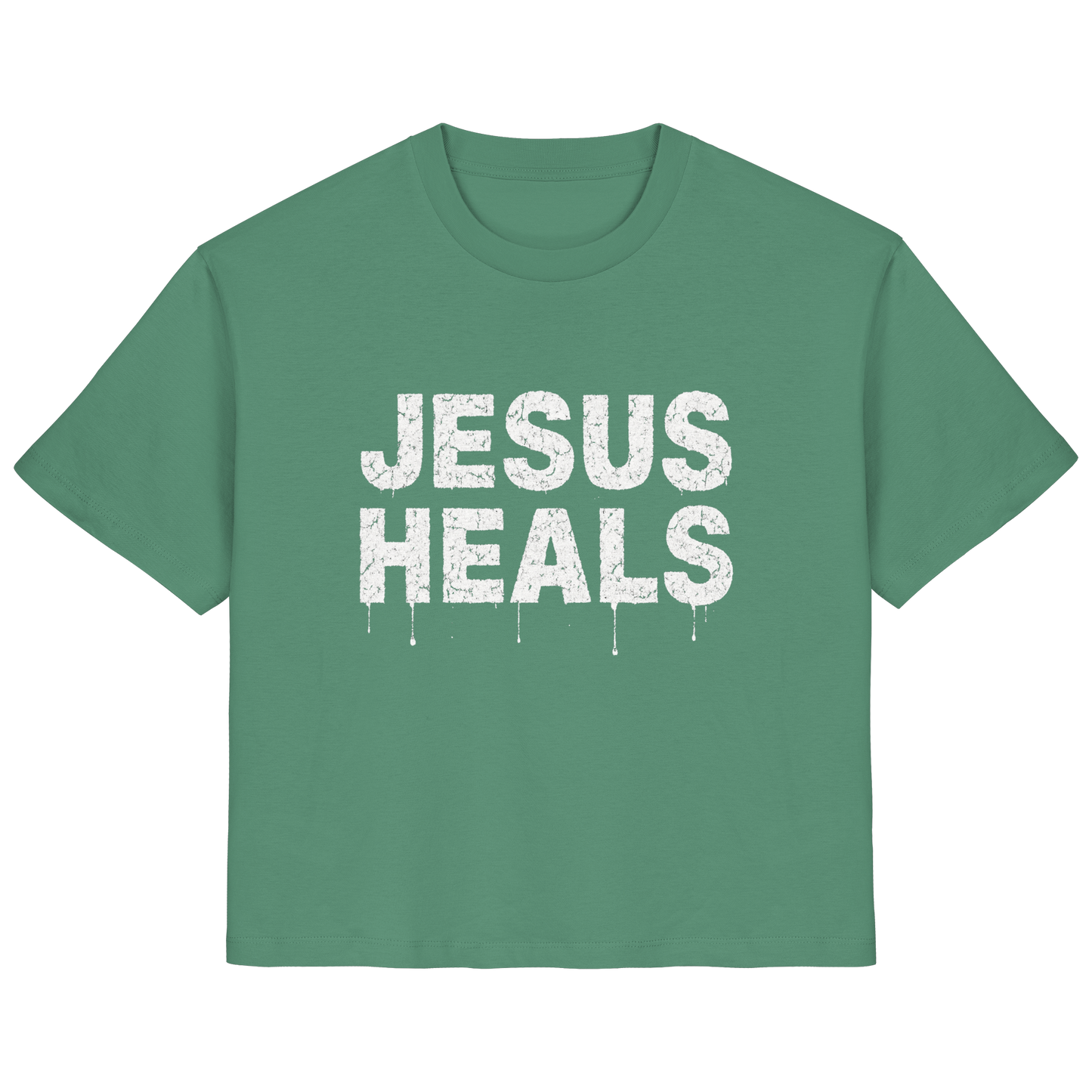 JESUS HEALS - FRAUEN ORGANIC SHIRT