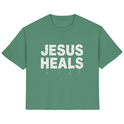 JESUS HEALS - FRAUEN ORGANIC SHIRT