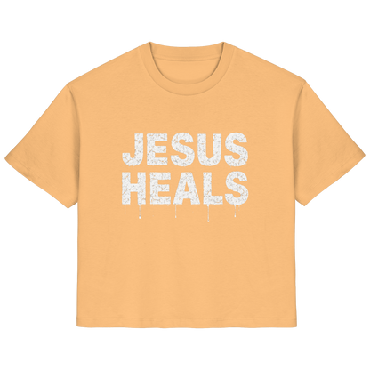 JESUS HEALS - FRAUEN ORGANIC SHIRT